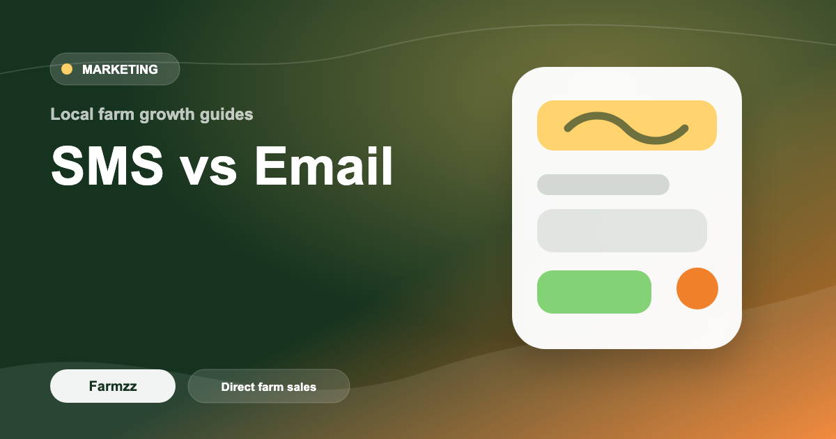 SMS vs Email vs Social Media for Farmers
