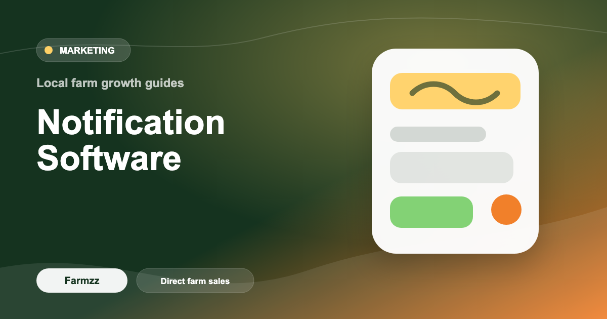 Farm Notification Software: SMS & Email for Producers