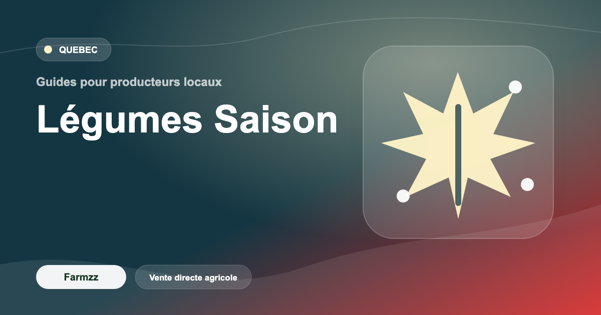 Calendrier des légumes de saison au Québec