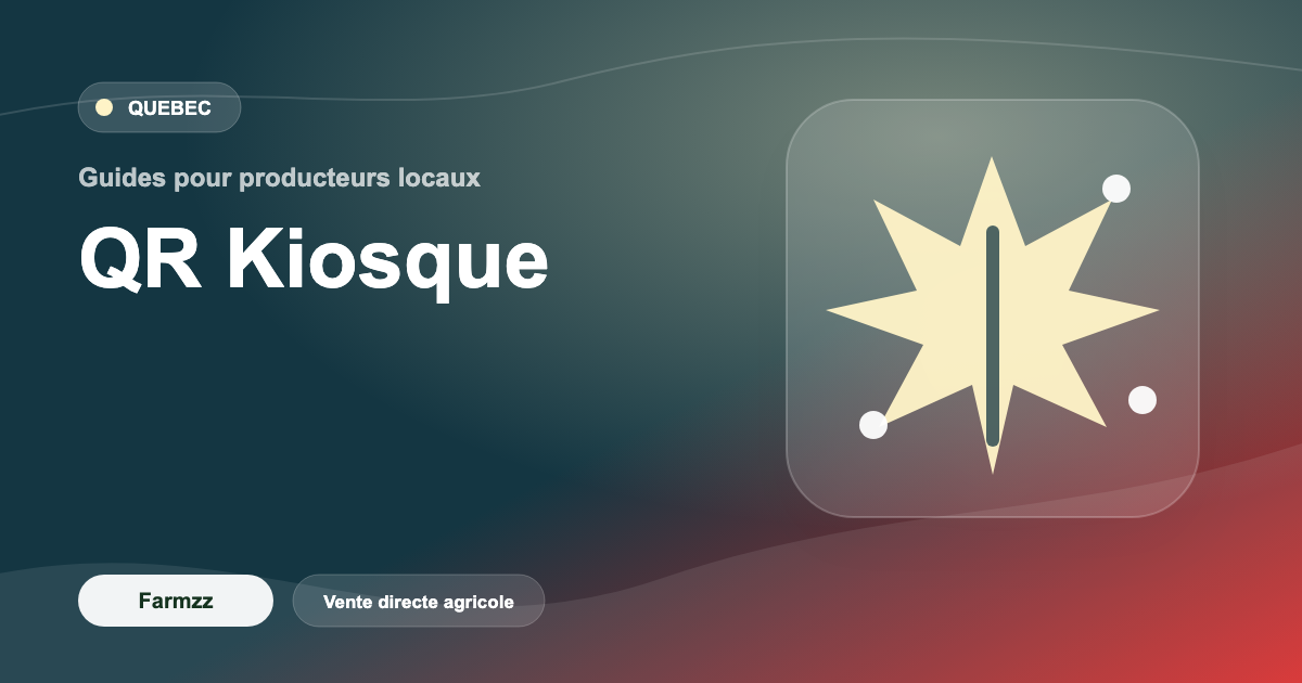 Comment utiliser code QR kiosque marché