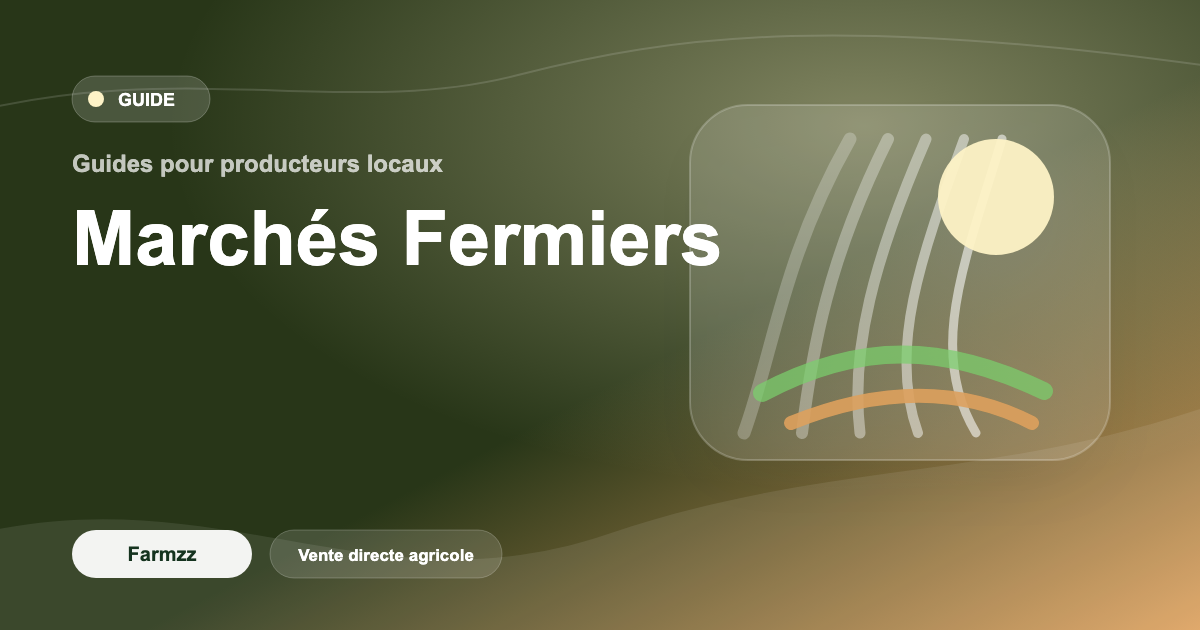 Vendre au marché fermier au Québec : guide producteur