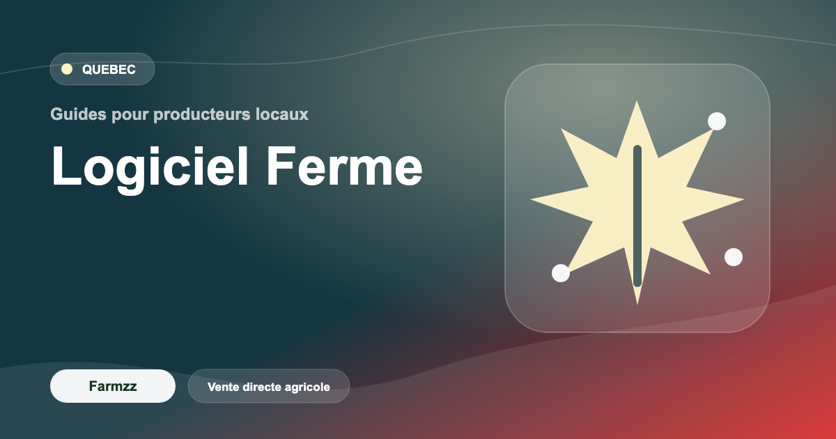 Logiciel gestion fermes Québec : guide choix